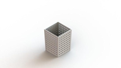 einfach Bleistift Fall Mantel 3d 3dmodel 3dprinting Mäppchen Würfel Quadrat Einfachheit Box Hobby DIY 3d print model - Mito3D