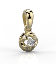 141027 facile pendentif gemme bijoux régulier classique goujat imprimable prototypage diamant bague ancien lumière or argent néoclassique mode fantaisie luxe carat pendentifs 3d print model - Mito3D