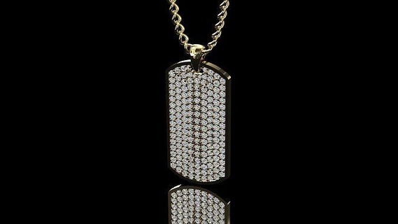 simple pendant jewelry gold silver printable jewel jewellery ring bracelet necklace earings diamond ruby sapphire citrine emerald whitegold rosegold matrix rhinocores pendants 3d print model - Mito3D