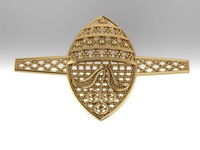 sencillo anillo 3d impresión modelo 8 oro joyería joya boda compromiso libra esterlina moda imprimible belleza anillos 3d print model - Mito3D