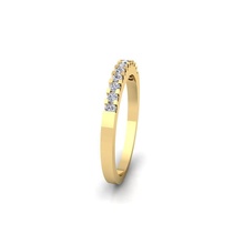 sencillo anillo banda 3d modelo joya Boda compromiso joyería imprimible diamante oro Moda libra esterlina blanco brillante plata vestir solitario impresión belleza anillos 3d print model - Mito3D
