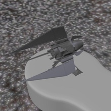 semplice space shuttle scienza starship astronave spazio nave imbarcazione makeprintable sfida l'astronomia la fisica astronomia 3d print model - Mito3D