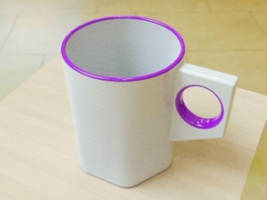 basit, şık bir kupa ev mug kap Züccaciye içme çanak çömlek seramik kahve yazdırılabilir yemek tasarım cad mutfak Kupası kadınlar <url> porselen 3d print model - Mito3D