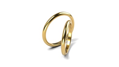 semplice nozze gruppo musicale 15 65 dimensioni oro stampabile bianca giallo squillare gioielleria anelli argento sterlina platino 65sizes 3d print model - Mito3D