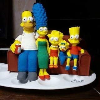 simpsons 3d simpsons simpson homer 3d bart theory game lisa marge clips house maggie season go cg intro vhs bad art mathematical mathematical art  3d print model - Mito3D