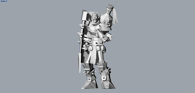 chanté ligue légendes baron Nashor animal monstre art conception lol robot illustration technologie futuriste homme machinerie cyborg artificiel 3d print model - Mito3D