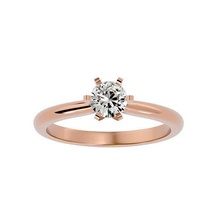 single diamante donne solitario squillare 360 visualizza anelli sterlina platino nozze fidanzamento gioielleria mono prezioso animazione 3d print model - Mito3D