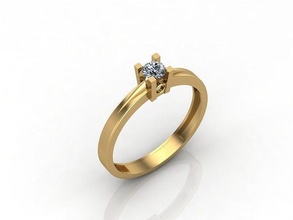soltero Roca diamante compromiso Boda anillo 3dm 84 diamantes oro anillos mujer joyería joya diseño plata imprimible moderno Moda fusión cuadrícula belleza libra esterlina 3d print model - Mito3D