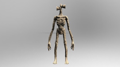 sirène tête monstre personnage sculpture statue jeux jouets 3d print model - Mito3D