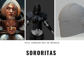 sister of battle armour set warhammer 40k sororitas wh40k cosplay fanasy hobby diy 3d print model - Mito3D