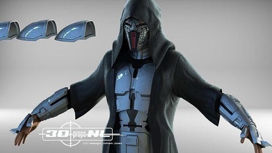 sith erradicador equipo cosplay guerra galaxias jedi swtor rebelde mandaloriano disfraz moda 3d print model - Mito3D