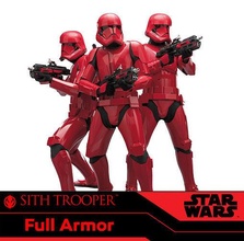 sith trooper red kit cosplay 3d print star wars toys games cover plate body printable wearable suit helmet armor starwars 3d print model - Mito3D