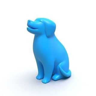 sentado cão gato peixe coruja mickey rã elefante arte esculturas 3d print model - Mito3D