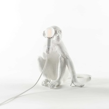 oturma maymun lamba tasarım 3d baskı ilham verici sanat heykeller 3d print model - Mito3D