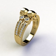 sj squillare 12 gioiello gemma nozze Fidanzamento diamante gioielleria stampabile argento oro abbigliamento brillante zaffiro moda bellezza sterlina diamant anelli 3d print model - Mito3D