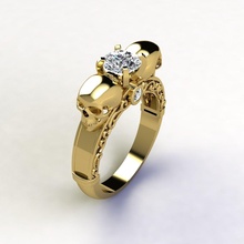 sj yüzük 37 mücevher düğün nişan elmas yazdırılabilir gümüş altın takı giyim parlak safir moda güzellik sterlin çap yüzükler 3d print model - Mito3D
