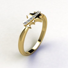 sj yüzük 51 mücevher düğün nişan elmas yazdırılabilir gümüş altın takı giyim parlak safir moda güzellik sterlin çap yüzükler 3d print model - Mito3D