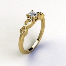 sj anillo 55 joya Boda compromiso diamante joyería imprimible plata oro vestir brillante zafiro Moda belleza libra esterlina Diamante anillos 3d print model - Mito3D