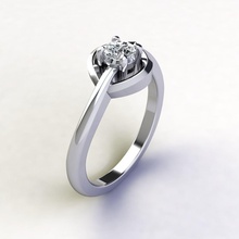 sj ring 56 jewel gem wedding engagement diamond jewellery printable silver gold jewelry apparel brillant sapphire fashion beauty sterling diamant rings 3d print model - Mito3D