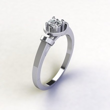 sj anel 57 jóia gema Casamento noivado diamante jóias imprimível prata ouro joalheria roupa brilhante safira moda beleza esterlina diamantado argolas 3d print model - Mito3D