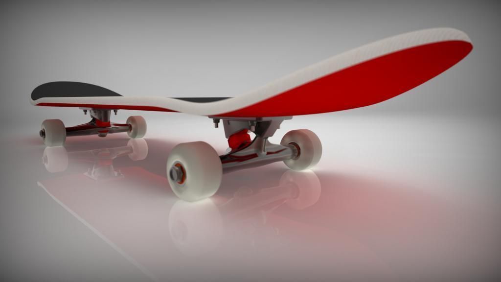 skateboard 8inch skateboarding bmx rampe schlittschuh straße hobby diy skatepark sport ausrüstung halfpipe park rampen rohr park skating 3D print model - Mito3D