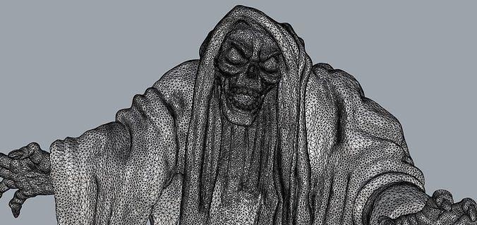 skeleton monster goblin animal characters game printable sculpture decorative mage mesh electronic science fantasy character hobby diy mechanical parts 3d print model - Mito3D