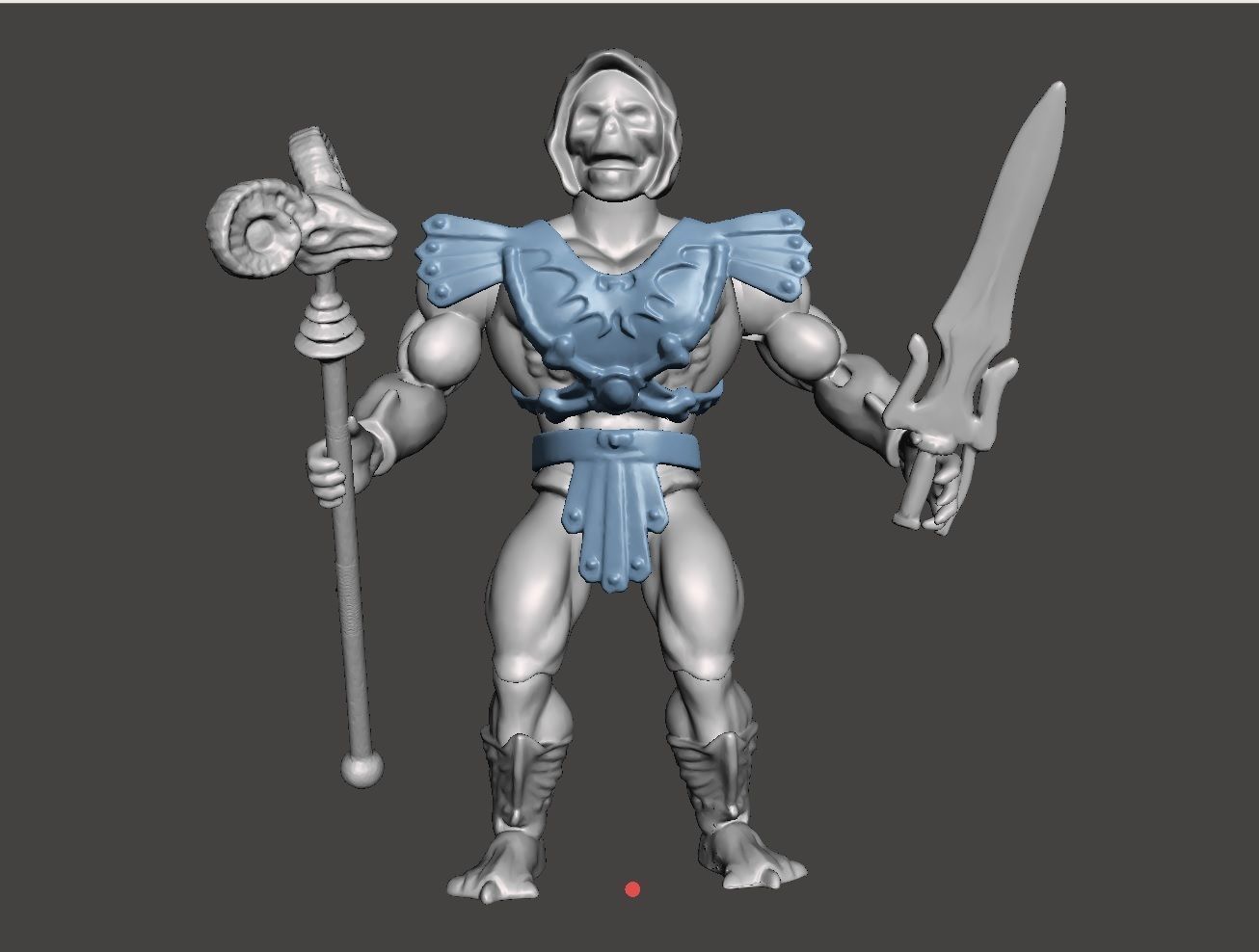 skeletor motu açao figura origens completo homem he esqueleto armadilha vintage brinquedo jogos brinquedos 3D print model - Mito3D