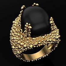 peau de crapaud l'anneau bijoux la d'impression 3dprinted imprimable les anneaux conception joyau or mode printabl l'impression d'autres le prototypage 3d print model - Mito3D