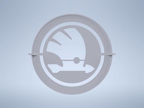 skoda logo modèle pratique gadget voiture détaillant équipement loisir DIY main outils 3d print model - Mito3D