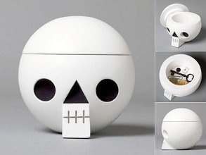 cráneo cuenco dibujos animados personaje juguete figura miniatura pasatiempo bricolaje diy 3d print model - Mito3D
