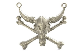 skull bull pendant jewelry art fashion toro pendants 3d print model - Mito3D