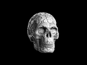 kafatası calavera süs kemik cadılar bayramı korku yaratık mezar meksikalı heykel fantezi kurgusal baş ölülerin günü şeker dekor catrina skullart gotik cadılık sanat heykeller 3d print model - Mito3D