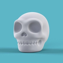 crânio formato arte escultura cabeça anatomia psicologia humano inteligência opinião mente cara esqueleto olho ilustração animal personagem esculturas 3d print model - Mito3D