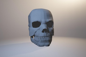 crânio mascarar cobrir bainha capa caixa craniana brainpan pericrânio cosplay arte mandíbula braçadeira quadrinho osso falecido bruxas jogos brinquedos 3d print model - Mito3D