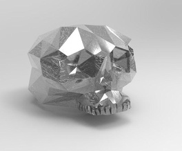 cráneo anillo esquelético hueso esqueleto anatomía huesos humano craneal plata oro moderno hembra masculino jax fedez jay z joyería joya anillos 3d print model - Mito3D