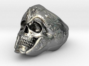 skull ring 3 ring skull fashion jewel silver printable sterling jewellery engagement jewelry rings skull ring jewelry rings