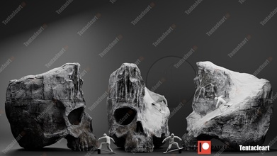 cranio neve serie 3 arte stampa file giochi giocattoli 3d print model - Mito3D