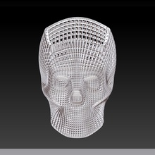skull study 1 art 3dart maths sculptures 3d print model - Mito3D