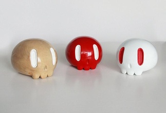 skulls cartoon character toy figure miniature games toys 3d print model - Mito3D