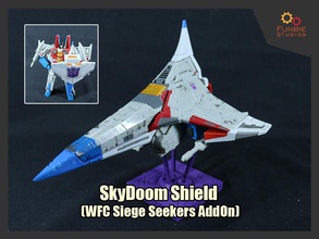 skydoom shield wfc siege seekers addons transformers robots accessories games toys 3d print model - Mito3D