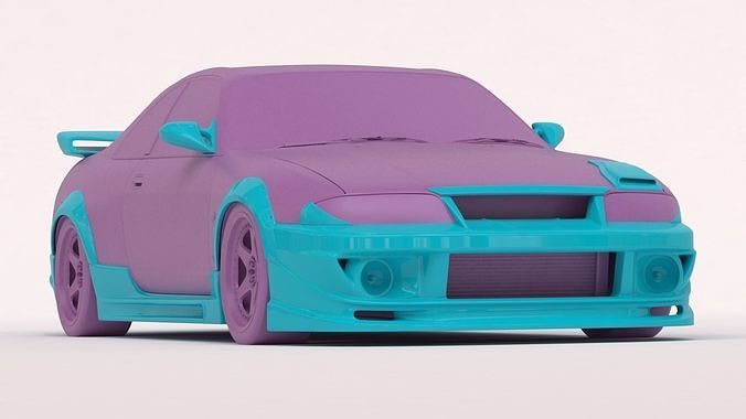 horizonte gtr r33 partida cuerpo equipo imprimible ancho bodykit aerodinámico jdm Afinación escala modelo ruedas calientes Tamiya impresión 3dprint fundido presión nismo pasatiempo bricolaje diy 3D print model - Mito3D