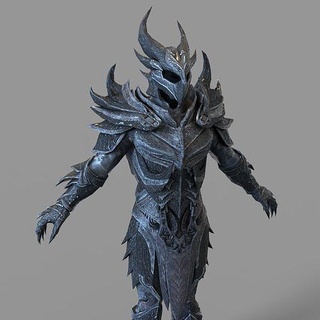 skyrim daedric armor wearable weapons cosplay helmet elder scrolls mask suit body art scans replicas 3d print model - Mito3D