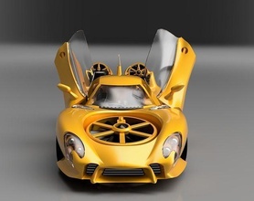 véhicule pousser voiture automobile jouet scalemodel original loisir DIY 3d print model - Mito3D