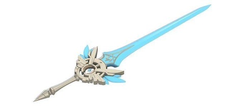 skyward blade stl files genshin impact cosplay cosplays cosplayer prop props replica weapon weapons sword bladed games gaming hobby diy 3d print model - Mito3D