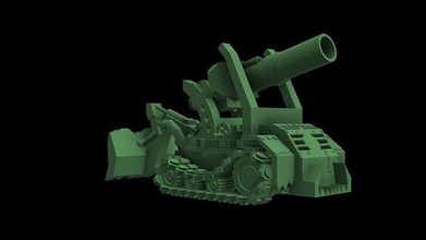 slak trak table gaming buggy tracked gun platform tank games toys board 3d print model - Mito3D