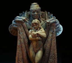 esclave 3d impression sculpture art statue ancien armure religion déco monument mode 3d print model - Mito3D