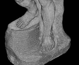 esclave rebelle michel ange 3d modèle schiavo statue monument ribellius art sculptures 3d print model - Mito3D