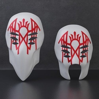 dormir simbólico mascaras token arrastre máscara rock banda música músico pasatiempo bricolaje diy 3d print model - Mito3D
