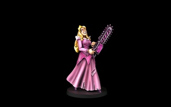 sleeping beauty fairy tail pink miniature presupported support cartoon kickstarter princesses fantasy football blood bowl dwarf chainsaw forest fable games toys board 3d print model - Mito3D