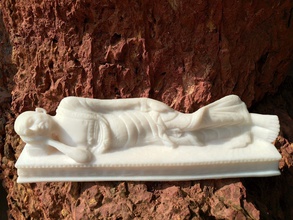 uyuyor gandhi 3dp mahatma mohandalar hindistan delhi heykel anıt büst miras tarandı düşünmek karamchand satyagraha şekil 3dscan fotogrametri sanat heykeller 3d print model - Mito3D
